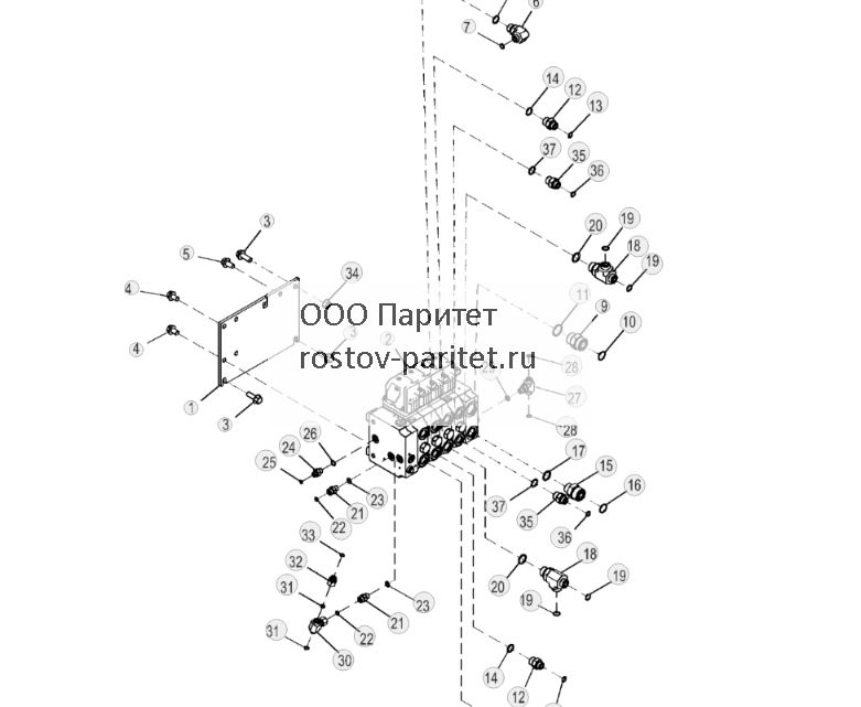 Electrohydraulic (EH) 4-Function Control Valve, Power Angle Tilt (PAT) - ST880683 258.jpg